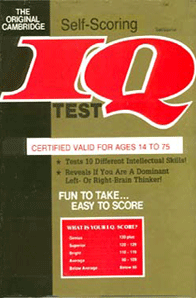 Self-Scoring IQ Test